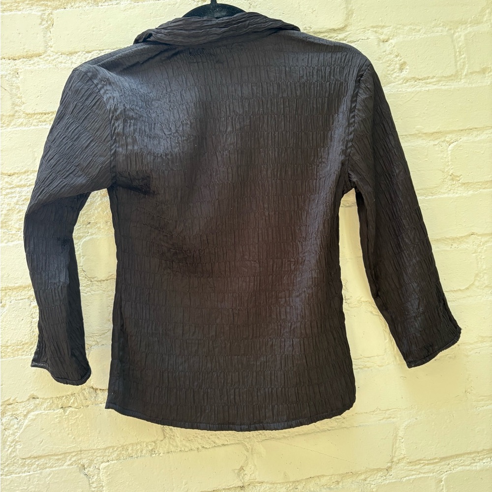 Y2K Crinkle Top - Picture 2 of 5